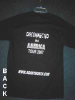 <I>DISCONNECTED</I> Tour 2007 T-Shirt Back